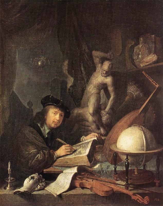 DOU, Gerrit Painter in his Studio dafg